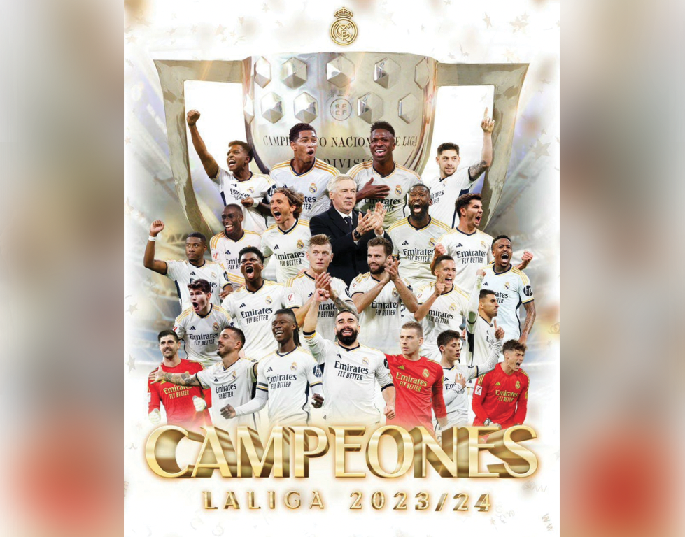 Le Real Madrid gagne le 36e titre de son histoire